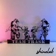 thumbnail image 3 of Shinelab Family Motocross Biker Metal Sign LED Wall Art, Custom Biker Wall Decor 11253, 3 of 3