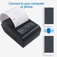 thumbnail image 3 of Mini Ticket Printer,  Receipt Printer Portable  for Restaurant Sales Retail, 3 of 7