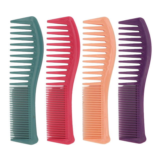 Hair Combs Set,4 Color Hair Combs Styling Comb Plastic Hair Combs Future-Proof Design