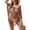 Brick Red, variant on Womens Boho Swimsuit Coverup Hollow Out Knit Y2k Poncho Tops Coverup Shawl L
