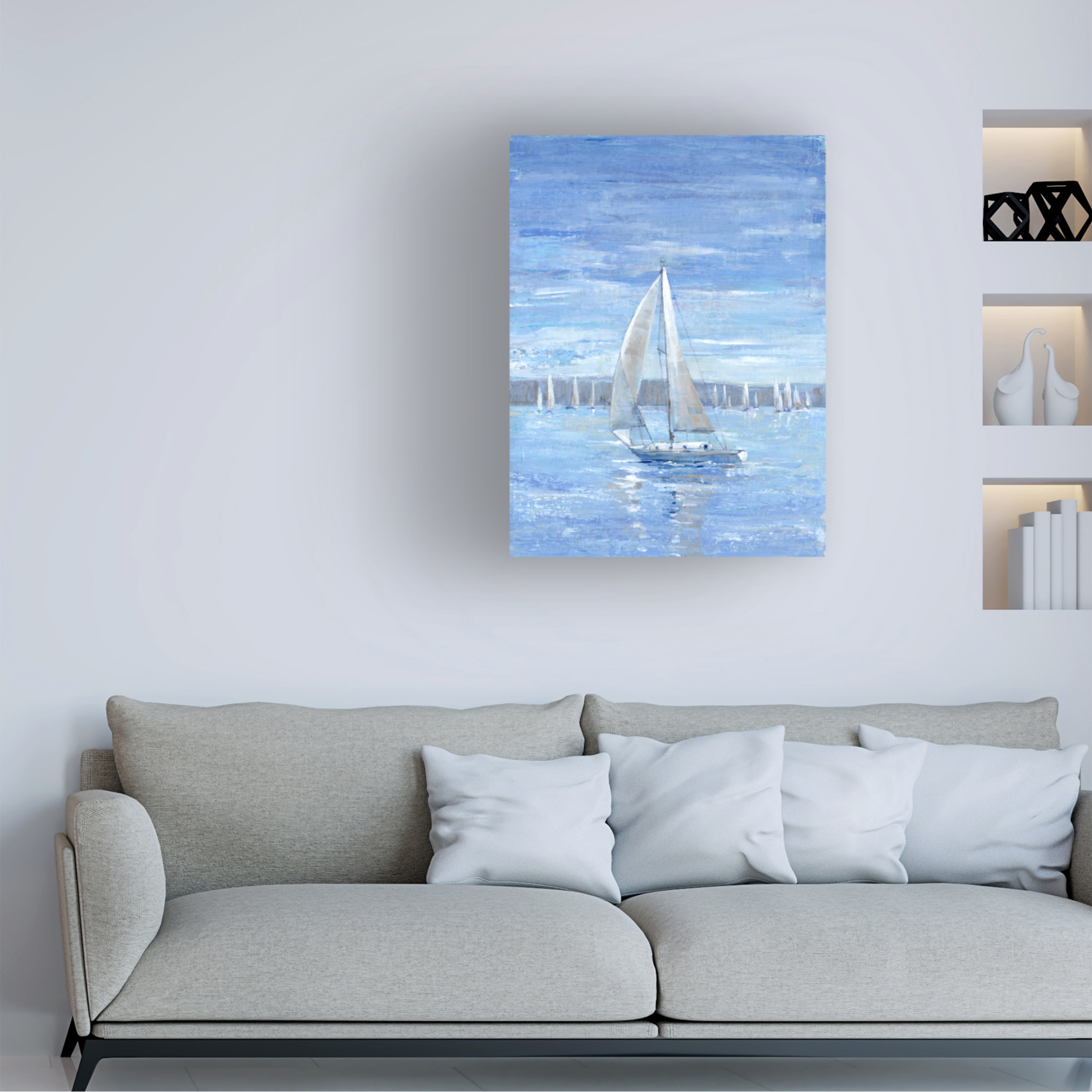 Trademark Fine Art Tim OToole  Sailing Close to the Wind I Canvas Wall Art