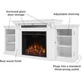 thumbnail image 3 of Real Flame Calie 67" Electric Fireplace TV Stand in White, 3 of 6