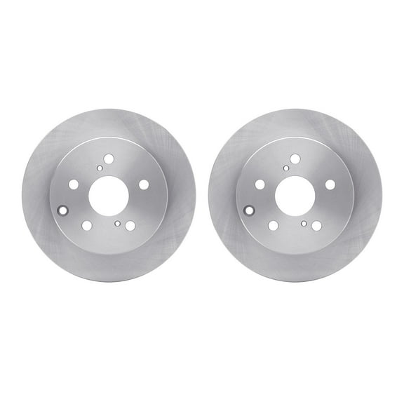 Dynamic Friction Company Rear Brake Rotors 6002-76133