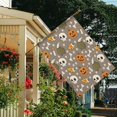 thumbnail image 3 of Halloween Skulls Pumpkins and Cauldrons Fall Garden Flags 28"x40" Double Side,Small Yard Flags for Outside,Outdoor Fall Decor,Autumn Funny Garden Flag Yard Decoration, 3 of 5