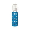 Lifefactory 110008 Baby Glass Water Bottle, Ocean, 9 Oz
