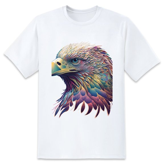 Men's Graphic TeeBird Letter Print T-Shirts Round Neck Short Sleeves Sizes XS-5XL Summer Daily Casual Tops