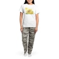 thumbnail image 4 of CafePress - Ray Of Sunshine Pajamas - Women's Short Sleeve Print T-Shirt and Pants Light Cotton Pajama Set, 4 of 7