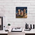 thumbnail image 3 of Epic Graffiti 'Amarillo Sod Poodles' by Lucia Heffernan, Canvas Wall Art, 12"x12", 3 of 8