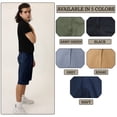 thumbnail image 6 of Men’s Knee-Length Cargo Shorts, Durable Utility Cargo Shorts for Men, Multi-Pocket Design with Adjustable Waist, Relaxed Fit Outdoor Casual Shorts (Navy - S), 6 of 7