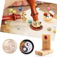 thumbnail image 4 of Cuadros Decorativos Sun Moon Stars Round Wax Seal Stamp Head Fire Paint para invitaciones (RYX06) Likrtyny embutido en tela, 4 of 9