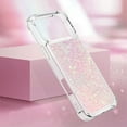 thumbnail image 6 of Phone Case for iPhone 17 Pro Max Cover Sparkle Glitter Floating Liquid Quicksand Shockproof Soft Silicone TPU Bumper Protective Cover for iPhone 17 Pro Max Case, S10, 6 of 7