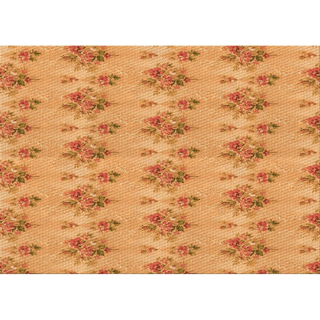 Ahgly Company Machine Washable Indoor Rectangle Transitional Neon Orange Area Rugs, 7' x 10'