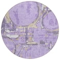 thumbnail image 2 of Addison Rugs Chantille Indoor/Outdoor Transitional Geometric Lavender Washable Round Rug, 8' x 8', 2 of 6