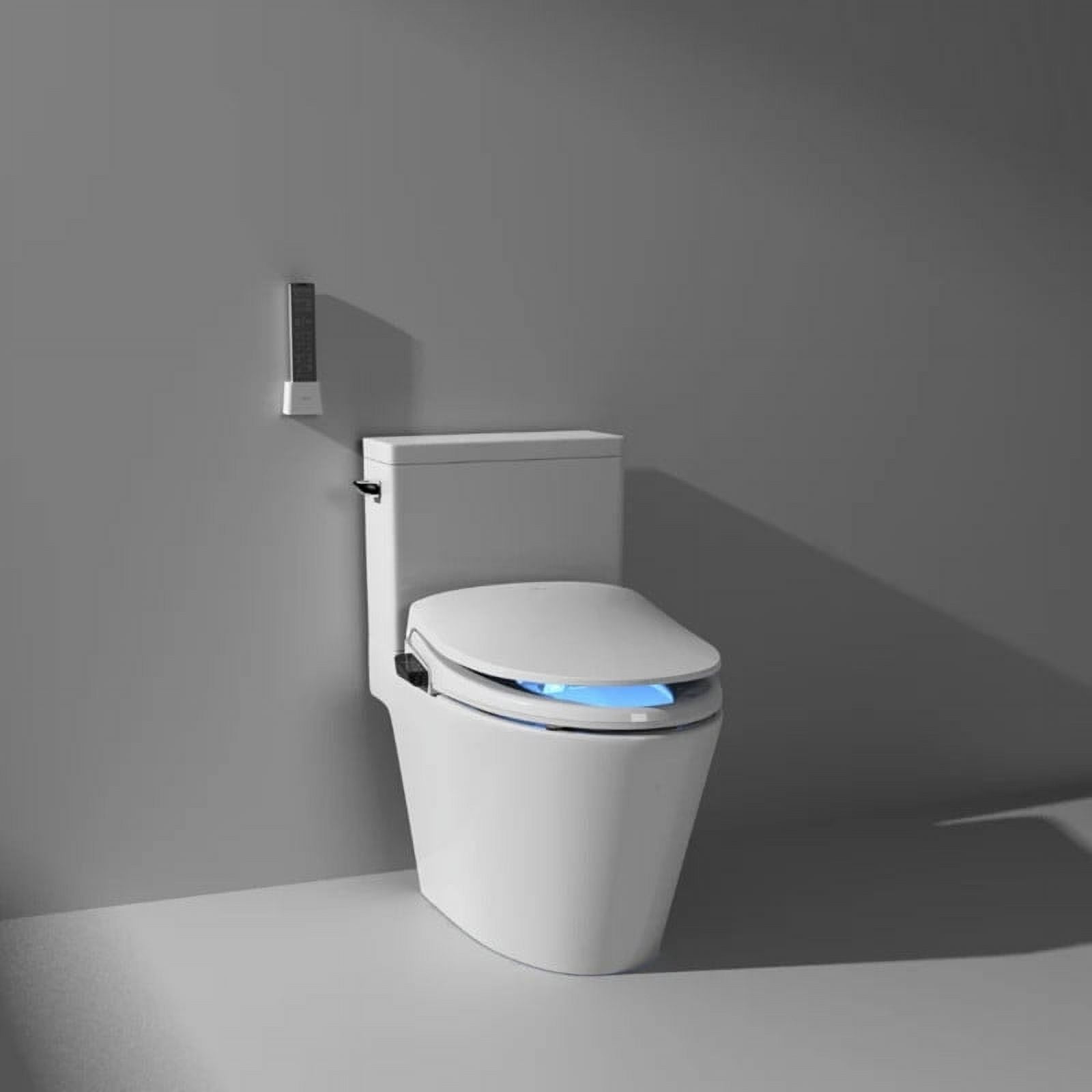Open Box Inus IS-2200BB Elongated Electric Heated Bidet Toilet Seat, White