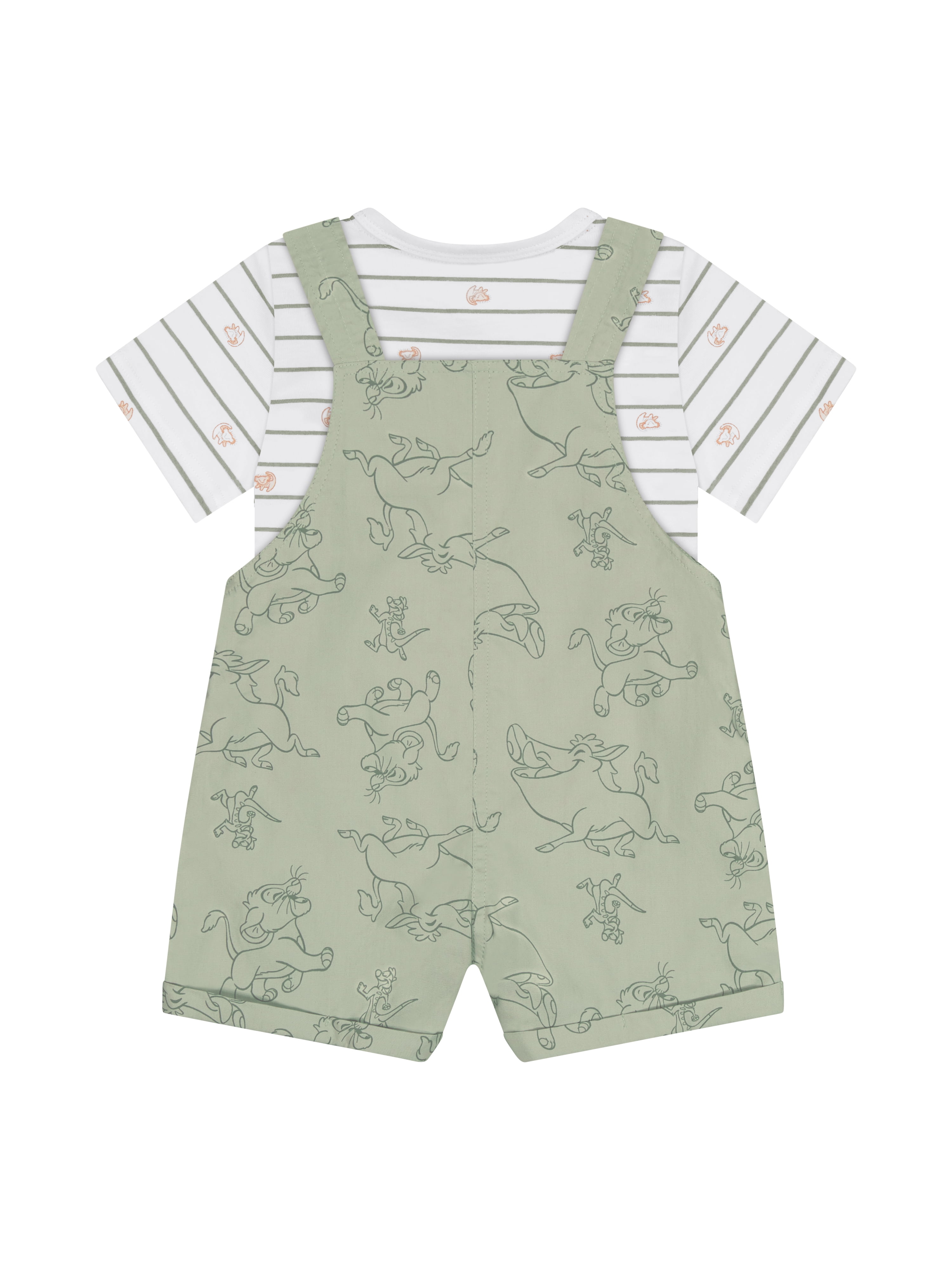 Lion King Simba Baby Boy Shortall Set, Sizes 0/3 Months-24 Months