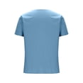thumbnail image 4 of Ohufall Men's Henley Shirts Short Sleeve Button Linen T-Shirt Lightweight Fashion Casual Pullover Shirt, 4 of 5