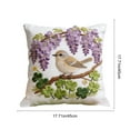 thumbnail image 3 of Antqov Easter Pillow Covers 18x18" Cute Soft Pillows Cases Embroidered Pillowcase Colorful Easter Decorative Throw Pillow Case for Outdoor Home Couch Sofa Bed Holiday Supplies, 3 of 6