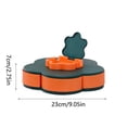 thumbnail image 2 of BotaniNest Rotating Snack Platter With Lid Perfect Dip And Serving Tray For Parties Picnics And Travel, 2 of 6