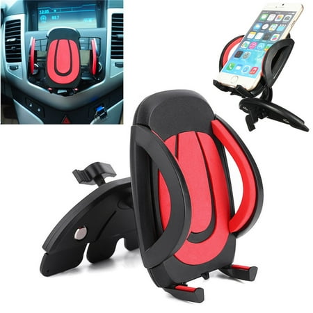 Universal Car Mount CD Player Slot Phone Holder Cradle Stand For 70~115mm Cell Phone