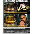 thumbnail image 4 of Gafas de visión nocturna Joopin, pequeñas, redondas, de metal amarillo, 4 of 6