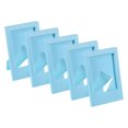 thumbnail image 1 of Uxcell 5 Pcs Mini Cadres Photo 2.4 x 3.6 Pouces Rectangulaire Petit Support de Cadre Photo, Bleu, 1 of 5