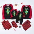thumbnail image 1 of Matching Christmas Pajamas Basic Grinch Christmas Onesie, Comfortable Matching Pjs, Perfect for Christmas Photos & Holiday Celebrations, Sizes for All (Red), 1 of 3