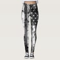 thumbnail image 2 of Gibobby Leggings Mujer Día la Independencia para las mujeres 4 julio Leggings Pantalones para yoga Correr Pilates Gimnasio Pantalones yoga Medias Compresión Yoga Correr Fitness（Negro， M), 2 of 5