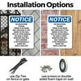thumbnail image 3 of (2 Pack) No Soliciting Please There Is OSHA Notice Sign 12 Inch X 18 Inch Indoor / Outdoor Rust-Free Aluminum Metal Signs for Workplace, Workshop, and Construction Site, Made in the USA, 3 of 8