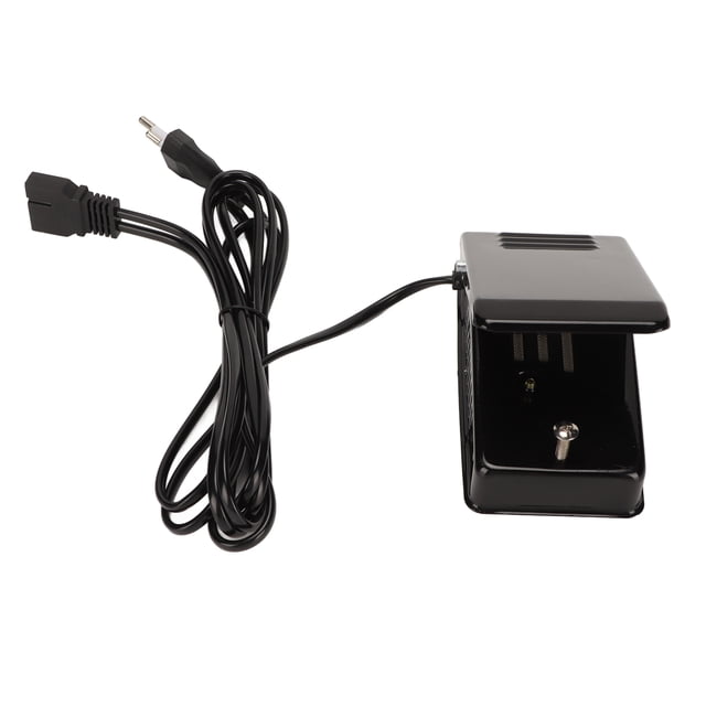 Pedal de Pie, Mácina de Coser de Enchufe de la Ue Pedal de Pie Negro 220V 3 Hoyos para la Sastrería