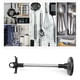 thumbnail image 1 of Estante para colgar cubiertos Lisbinx de acero inoxidable sin agujeros | Organizador de cubiertos para cucharas y espátulas | Almacenamiento de cocina de pared | Soporte para utensilios que ah, 1 of 1