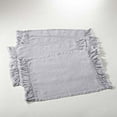thumbnail image 3 of Fennco Leona Ruffled Stone Washed Traycloth Placemat, Set of 4, 3 of 4