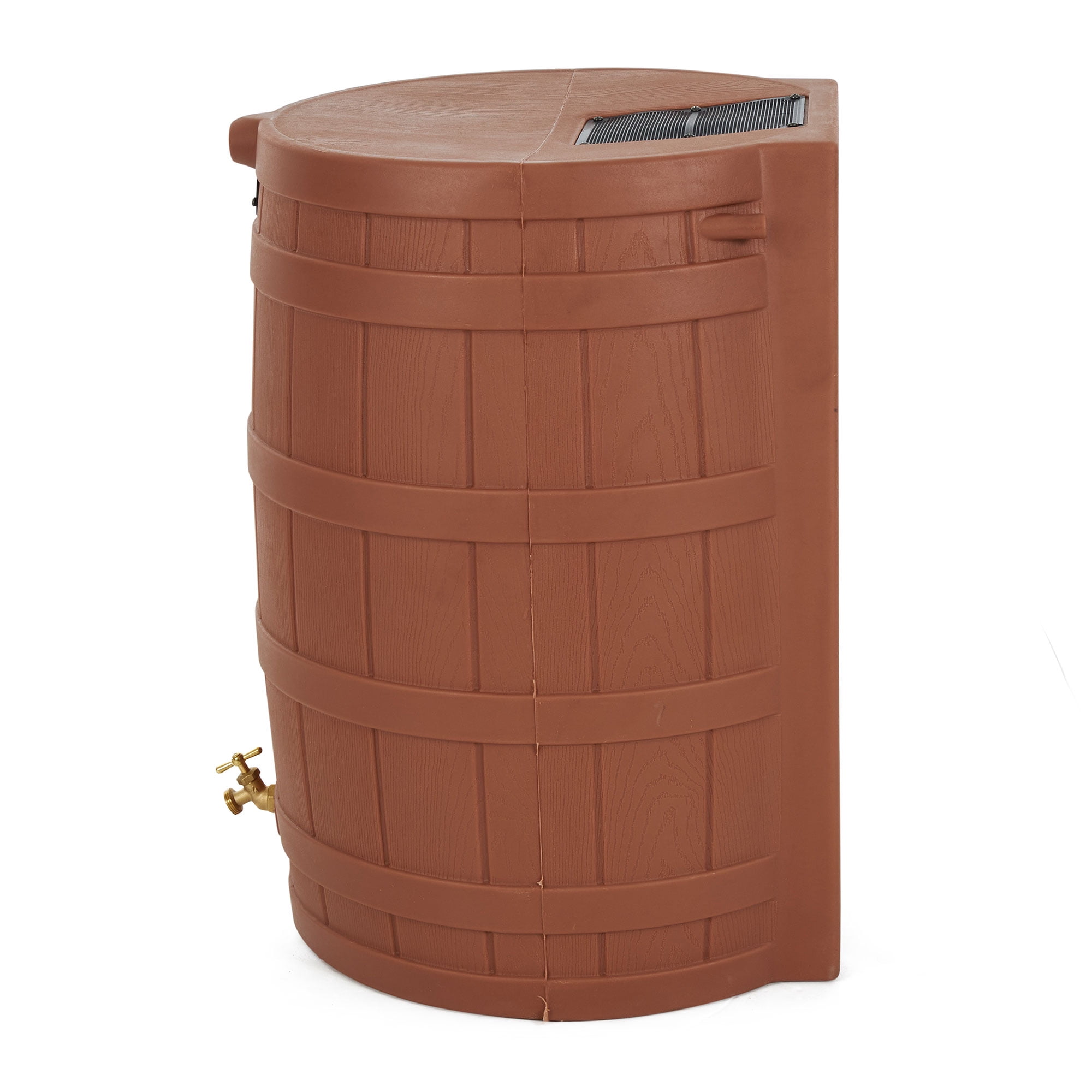Good Ideas Rain Wizard 50 Gallon Rain Barrel, Terra Cotta, (3 Pack)