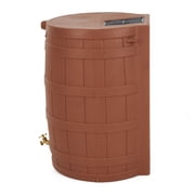 Good Ideas Rain Wizard 50 Gallon Rain Barrel, Terra Cotta, (3 Pack)