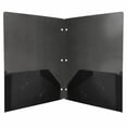 thumbnail image 5 of 100 Pack Two Pocket Plastic Translucent 3-Ring Hole Punch Folders, 11.5”L x 9.5”W for Filing / Storing Paper Work, Black, 5 of 6