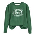 thumbnail image 2 of Wancir Womens Football Printed Casual Long Sleeve Round-Neck Blouses Hoodies Sweatshirts, 2 of 4