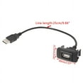 thumbnail image 3 of Zyutaosan Aux Usb Port Cable Adapter 12-24V Cord Wire Usb Charging Adapter For Toyota Vigo Corolla, 3 of 5