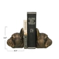 thumbnail image 2 of Creative Co-Op Decorative Antique Resin Dog Head Bookends, Bronze, Set of 2, 2 of 5