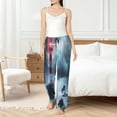thumbnail image 4 of Fotbe Lighthouse in a Stormy Sea Pantalones de Pijama para Mujer, Pantalones de Dormir, Pantalones Pj con Cordón y Bolsillos-X-Large, 4 of 6