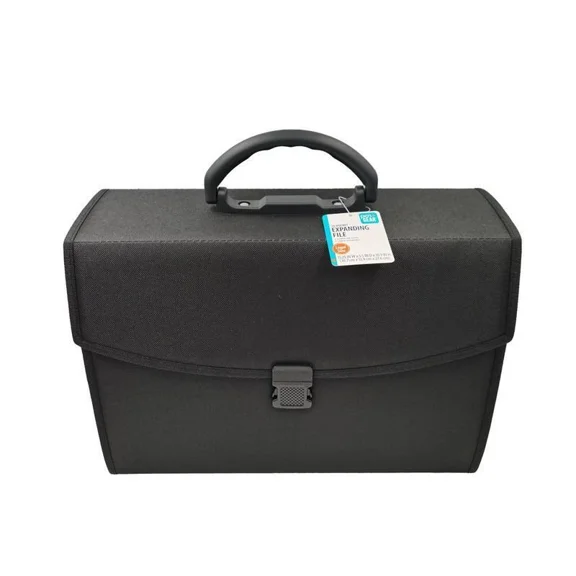 Expandable File Organizer 26 Pockets Legal Document Storage Top Handle Portable