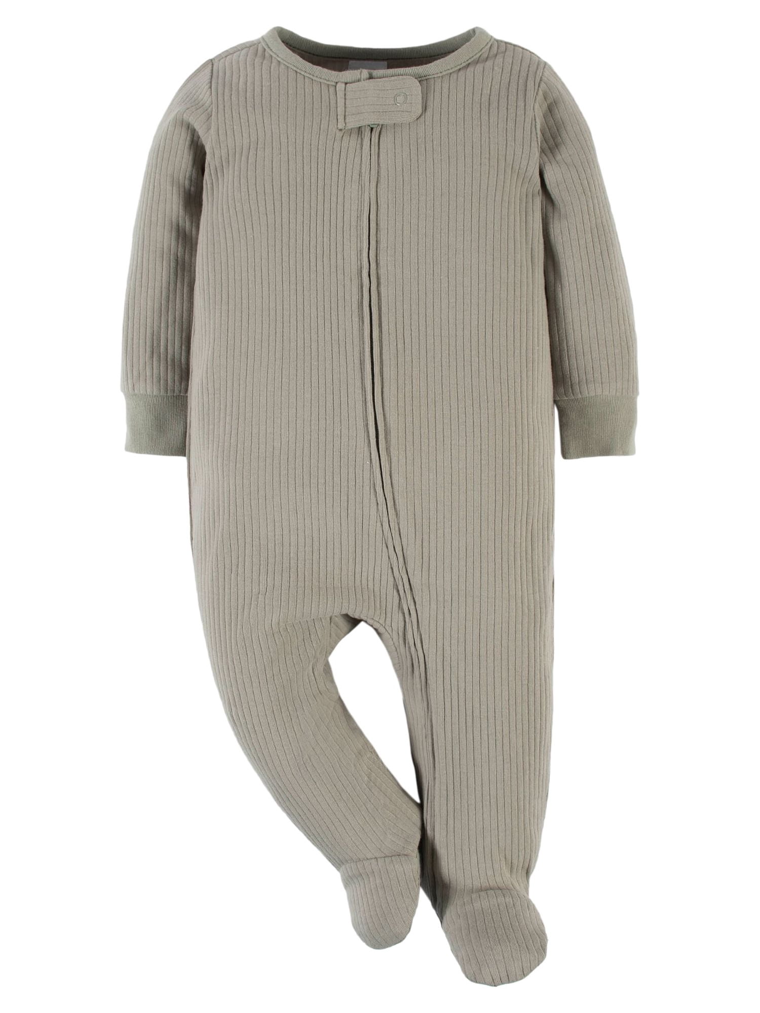 Modern Moments by Gerber Baby Boy, Baby Girl, & Unisex Sleep 'n Play Footed Pajamas, 2-Pack (Newborn-6/9 Months)