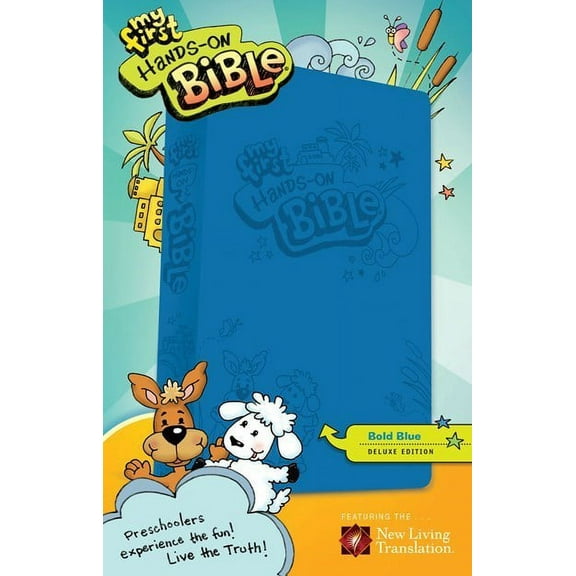 NLT My First Hands-On Bible-Bold Blue LeatherLike