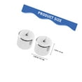 thumbnail image 2 of Nestingho 1 Set Slotted Weights Plates Slotted Steel Silver for Demonstrating Force and Balance, 2 of 6