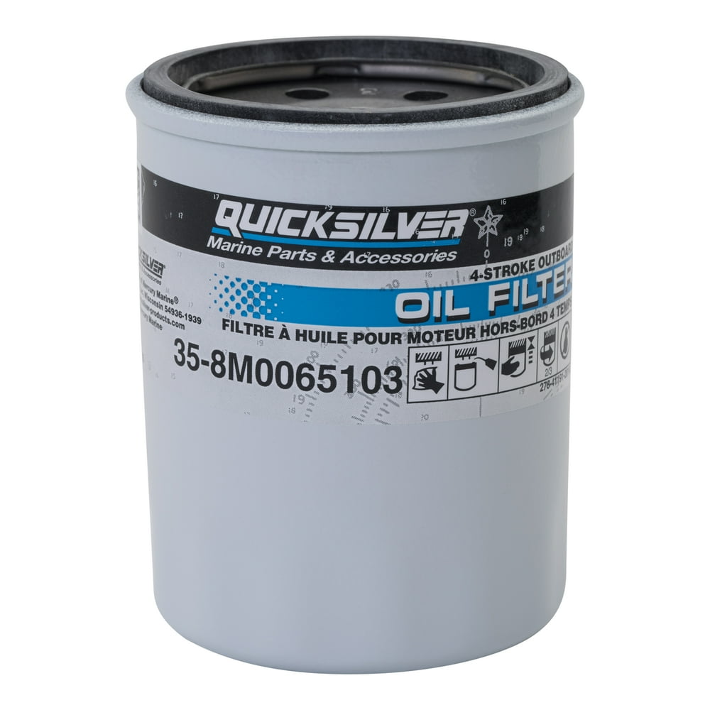 Quicksilver Oil Filter for Mercury FourStroke 25 HP to 115 HP