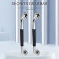 thumbnail image 2 of 2 Pack 16 Inch Stainless Steel Shower Grab Bar W/Anti Slip Rubber Grip Bath Grab Bar Wall Mount Safety Handrail Support, 2 of 5
