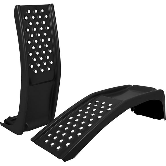 Heavy Duty Car Ramps Set 8000 LBS Auto Ramp Solid Steel Ramps, Pack of 2, Max Lift Height 8 in (Black, 36" L x 13" W x 9" H)