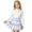00-Blue15, variant on WOYY Girls Plaid Pleated School Skirt Casual Elastic Waist A Line Skirt, Blue, Sizes 5-16