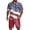 Deep Red #78, variant on 250th Anniversary Usa Short Sets Men T Shirt Shorts U.s. 250th Anniversary Tracksuits American Flag Usa Star Stripes Summer American Birthday Clothing Sets Deep Red XL