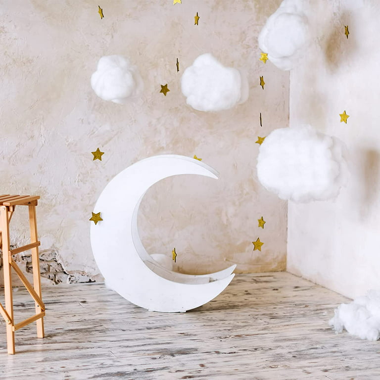 Artificial Cloud Props Imitation Cotton 3D Cloud Room DIY Decorative  Hanging Ornament Decoration Art Stage Wedding Party for Stage Show Party  Decor 