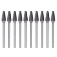 thumbnail image 1 of 10uds Fresas Rotatorias Carburo 1/8' (3) mm Vástago 1/4' (6) mm Cabeza Corte Simple Cono Unique Bargains, 1 of 7