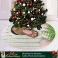 thumbnail image 6 of Coolnut Christmas Tree Skirt, Home Decoration Large Round Christmas Tree Skirt for Holiday Party Home Christmas Day Ornaments,35.4", 6 of 6